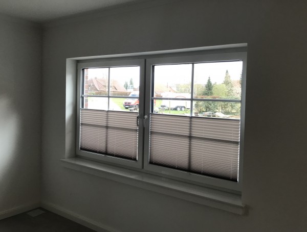 Pleated blind Kyoto Perl steel-grey