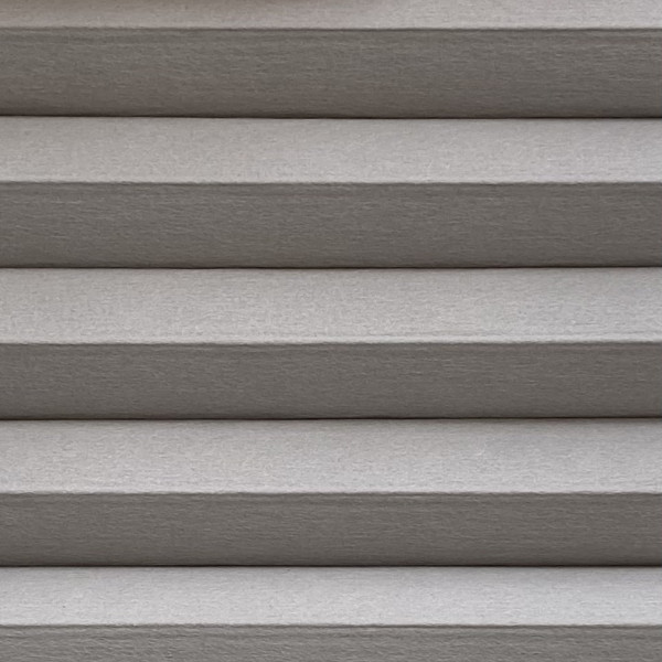 Honeycomb pleated blind 100% blackout Soft Light gray