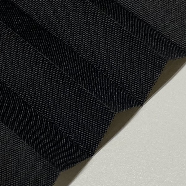 Pleated blind Samba Black