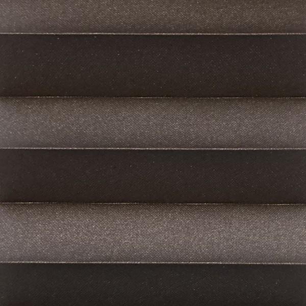 Pleated blind Vegas Perl walnut