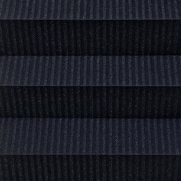 Pleated blind Royal pearl dark blue