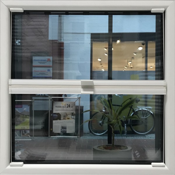 Pleated blind Samba White