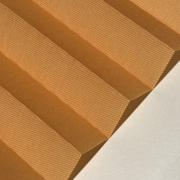 Pleated blind Samba Orange