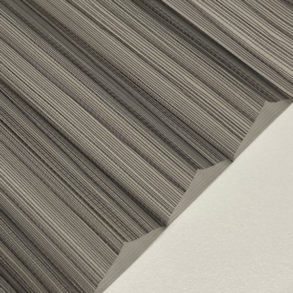 Pleated blind Boston Transparent Black